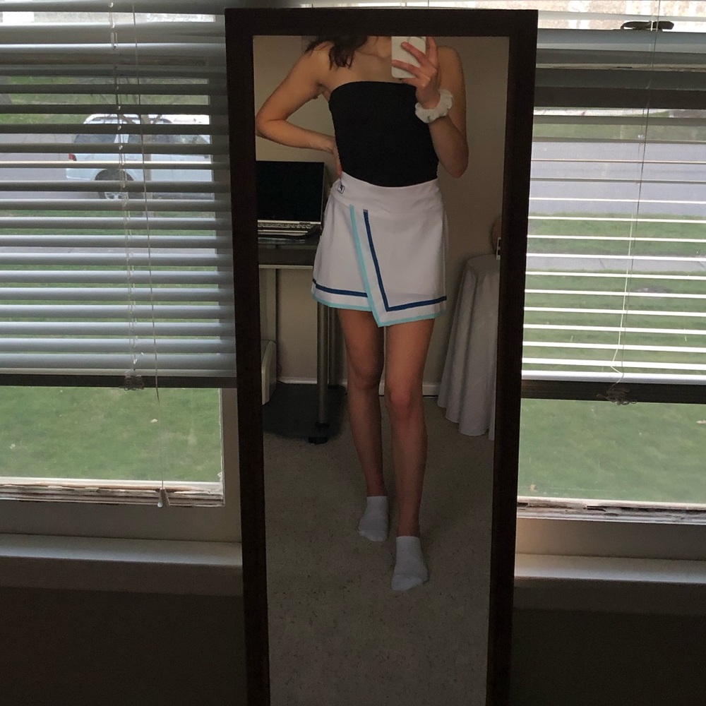 White & blue Fila Sport golf/tennis skort